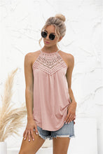 Load image into Gallery viewer, Halter Crochet Tank Top