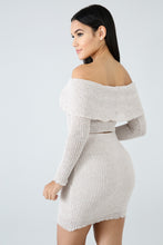 Load image into Gallery viewer, Off the Shoulder Fun Skirt Set