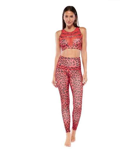 Red Leopard Activewear